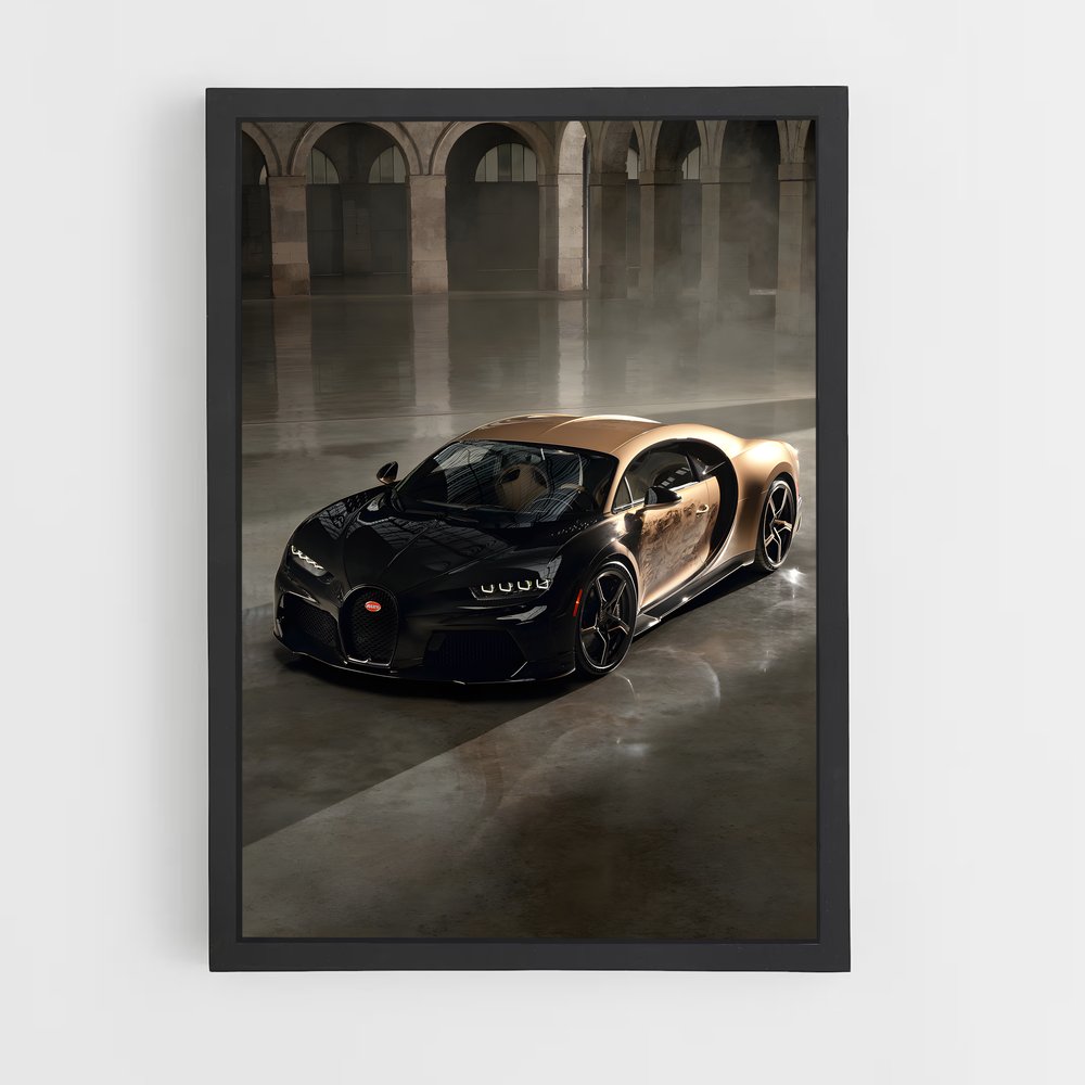 Poster Chiron Éclipse – affiche Bugatti (vue 2)